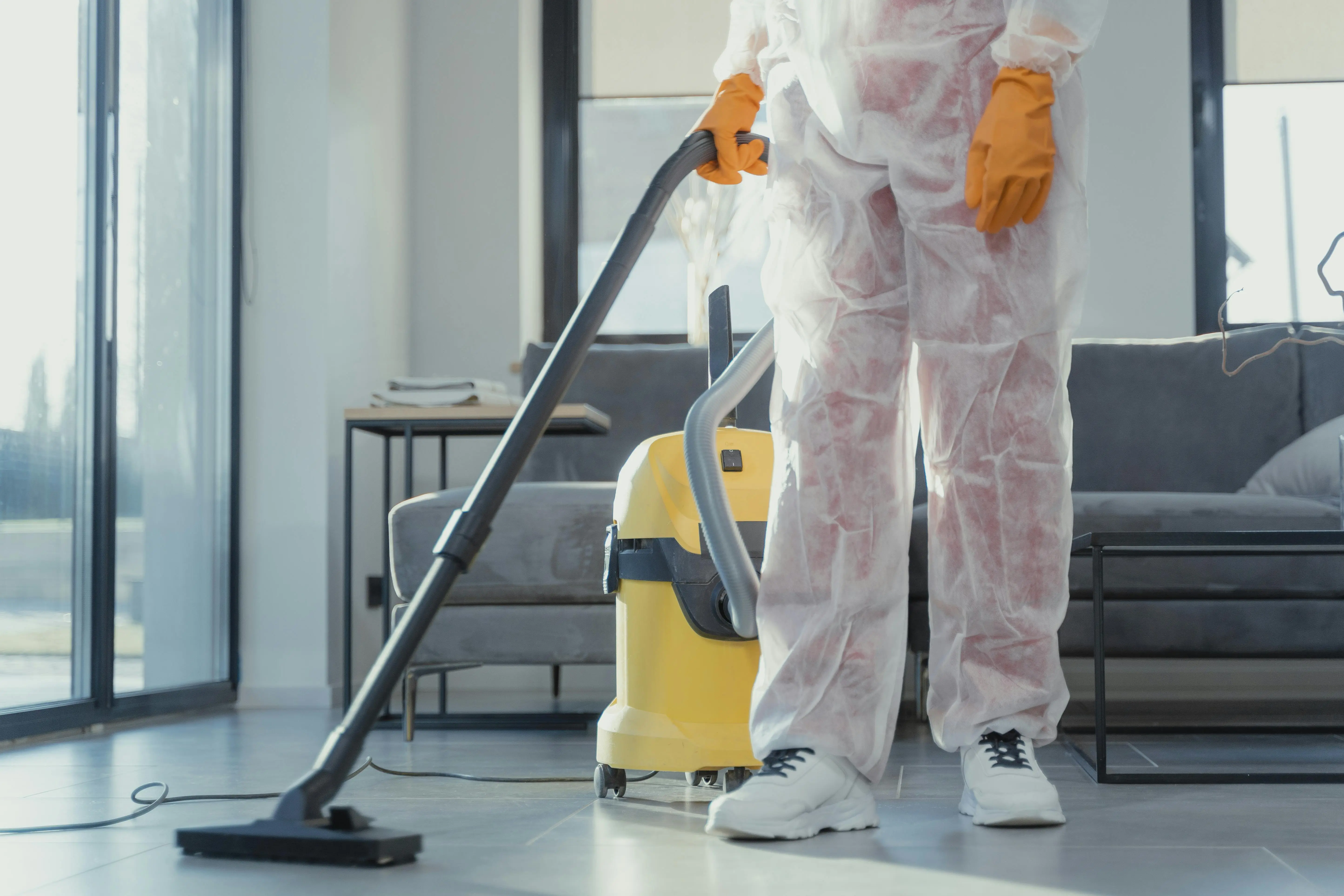 Commercial floor cleaning service